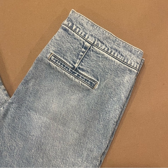 Alice + Olivia Kayla Wide Leg Coin Pocket Jeans Rockstar Blue Size 29 - Picture 4 of 17